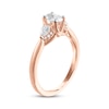 Thumbnail Image 2 of Diamond Engagement Ring 7/8 ct tw Pear-shaped/Oval 14K Rose Gold