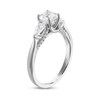 Thumbnail Image 2 of Diamond Engagement Ring 1-1/4 ct tw Cushion/Pear-shaped/Round 14K White Gold