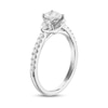 Thumbnail Image 2 of Diamond Engagement Ring 7/8 ct tw Pear-shaped/Round 14K White Gold