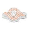 Thumbnail Image 2 of Diamond Bridal Set 1/2 ct tw Round 14K Two-Tone Gold