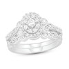 Thumbnail Image 1 of Diamond Bridal Set 1/2 ct tw Round 14K White Gold
