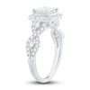 Thumbnail Image 1 of Diamond Engagement Ring 1-1/3 ct tw Round/Princess 14K White Gold