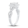Thumbnail Image 2 of Diamond Engagement Ring 1-1/3 ct tw Round/Princess 14K White Gold
