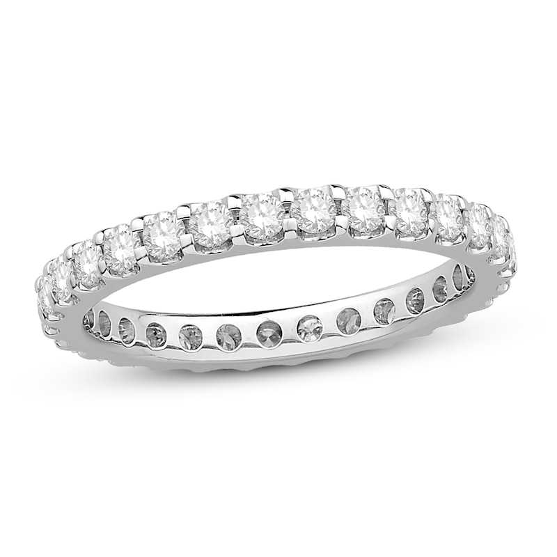 Main Image 1 of Diamond Eternity Band 1 ct tw Round Platinum