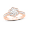 Thumbnail Image 1 of Diamond Engagement Ring 3/8 ct tw Round 14K Rose Gold