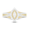 Thumbnail Image 2 of Diamond Engagement Ring 3/4 ct tw Marquise/Round 14K Yellow Gold