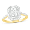 Thumbnail Image 1 of Diamond Engagement Ring 3/8 ct tw Round 14K Yellow Gold
