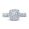 Thumbnail Image 3 of Pnina Tornai I Do I Do I Do Diamond Engagement Ring 1-1/4 ct tw Cushion/Round 14K White Gold