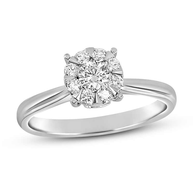 Diamond Engagement Ring 3/8 ct tw Round 14K White Gold | Jared