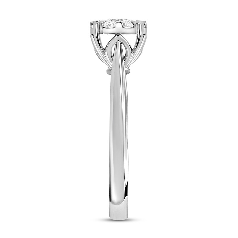 Main Image 2 of Diamond Engagement Ring 3/8 ct tw Round 14K White Gold