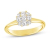 Thumbnail Image 1 of Diamond Engagement Ring 1/2 ct tw Round/Princess 14K Yellow Gold