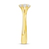 Thumbnail Image 2 of Diamond Engagement Ring 1/2 ct tw Round/Princess 14K Yellow Gold