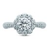 Thumbnail Image 2 of Pnina Tornai Romantic Rose Diamond Engagement Ring 2-1/3 ct tw Round 14K White Gold