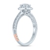 Thumbnail Image 1 of Pnina Tornai Yes Forever Diamond Engagement Ring 1-1/2 ct tw Cushion/Round 14K White Gold