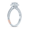 Thumbnail Image 2 of Pnina Tornai Yes Forever Diamond Engagement Ring 1-1/2 ct tw Cushion/Round 14K White Gold