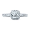 Thumbnail Image 2 of Pnina Tornai Yes Forever Diamond Engagement Ring 1-1/2 ct tw Cushion/Round 14K White Gold