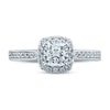 Thumbnail Image 3 of Pnina Tornai Yes Forever Diamond Engagement Ring 1-1/2 ct tw Cushion/Round 14K White Gold