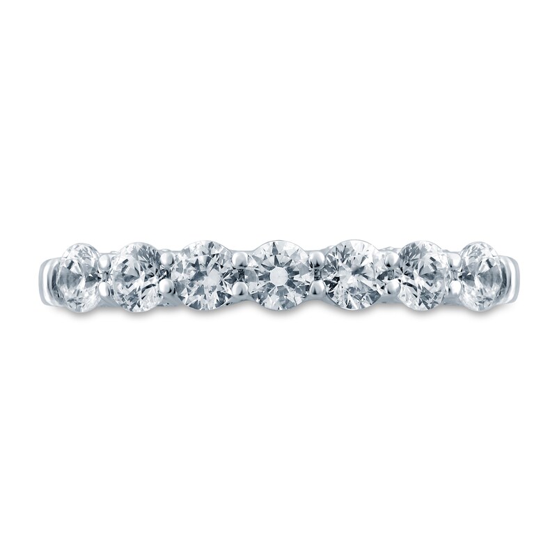 Main Image 3 of Pnina Tornai Lovingly Yours Diamond Anniversary Ring 1 ct tw Round 14K White Gold