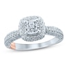 Thumbnail Image 0 of Pnina Tornai Until The End Of Time Diamond Engagement Ring 1-1/8 ct tw Cushion/Round 14K White Gold