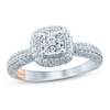 Thumbnail Image 1 of Pnina Tornai Until The End Of Time Diamond Engagement Ring 1-1/8 ct tw Cushion/Round 14K White Gold