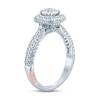 Thumbnail Image 1 of Pnina Tornai Until The End Of Time Diamond Engagement Ring 1-1/8 ct tw Cushion/Round 14K White Gold