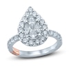 Thumbnail Image 1 of Pnina Tornai Exclusive Love Diamond Engagement Ring 1-3/4 ct tw Pie/Round 14K White Gold