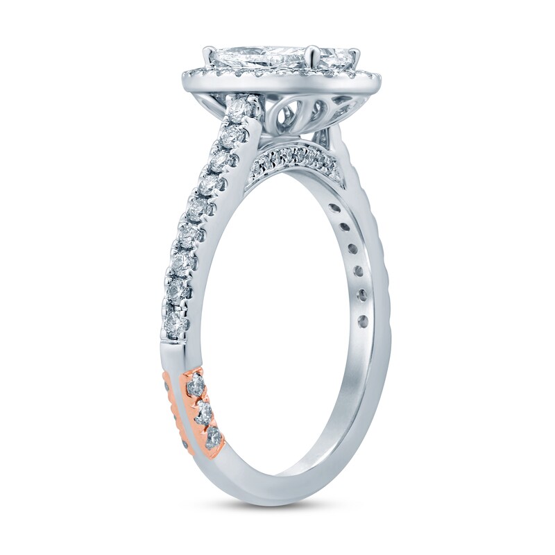 Main Image 2 of Pnina Tornai Can't Wait To Be Yours Diamond Engagement Ring 1-1/4 ct tw Pie/Round 14K White Gold