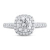 Thumbnail Image 1 of Lab-Created Diamond Engagement Ring 2 ct tw Round 14K White Gold