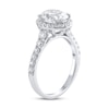 Thumbnail Image 2 of Lab-Grown Diamond Engagement Ring 2-3/4 ct tw Oval/Round 14K White Gold