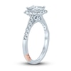 Thumbnail Image 1 of Pnina Tornai That's My Ring Diamond Engagement Ring 1 ct tw Pie/Round 14K White Gold