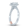 Thumbnail Image 2 of Pnina Tornai That's My Ring Diamond Engagement Ring 1 ct tw Pie/Round 14K White Gold