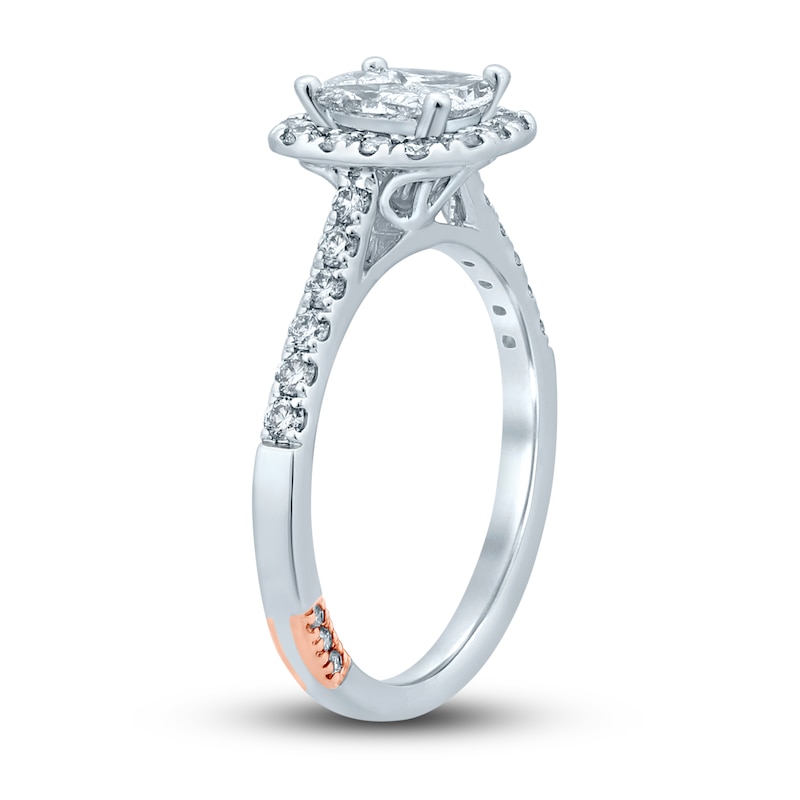 Pnina Tornai That's My Ring Diamond Engagement Ring 1 ct tw Pie/Round 14K White Gold