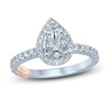 Thumbnail Image 0 of Pnina Tornai With You My Life Begins Diamond Engagement Ring 1 ct tw Pie/Round 14K White Gold