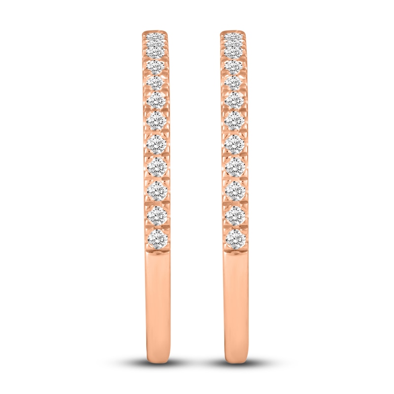 Main Image 2 of Diamond Double Wedding Band Set 1/4 ct tw 14K Rose Gold
