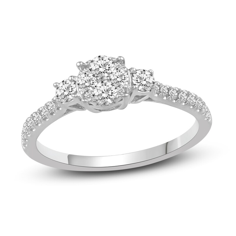 Monogram Infini Engagement Ring, White Gold and Diamond - Categories Q9M34Z