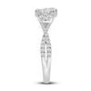 Thumbnail Image 2 of Diamond 3-Stone Engagement Ring 1 ct tw Round 14K White Gold