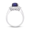 Thumbnail Image 2 of Natural Opal Engagement Ring 1/2 ct tw Diamonds 14K White Gold