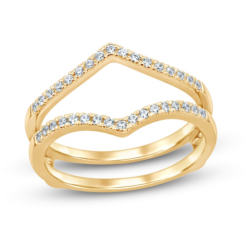Main Image 1 of Diamond Enhancer Ring 1/5 ct tw Round 14K Yellow Gold