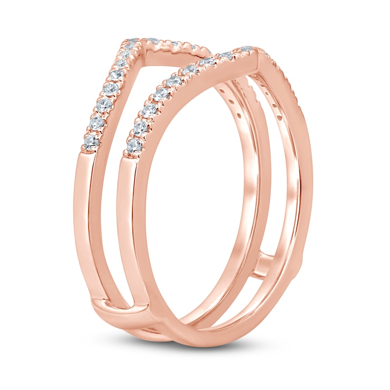 Main Image 2 of Diamond Enhancer Ring 1/5 ct tw Round 14K Rose Gold