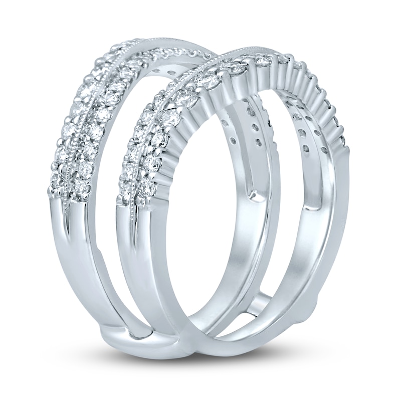 Main Image 2 of Diamond Enhancer Ring 3/4 ct tw Round 14K White Gold