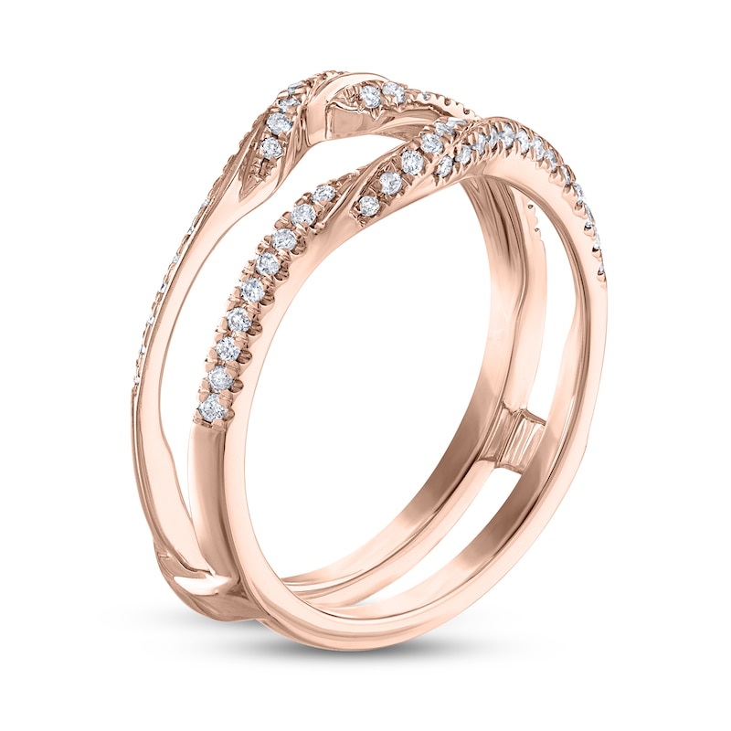 Main Image 2 of Diamond Enhancer Ring 1/4 ct tw Round 14K Rose Gold