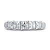 Thumbnail Image 2 of Lab-Created Diamond Wedding Band 1-1/2 ct tw Princess 14K White Gold