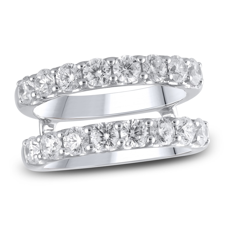 Main Image 1 of Lab-Grown Diamond Enhancer Ring 2 ct tw Round 14K White Gold