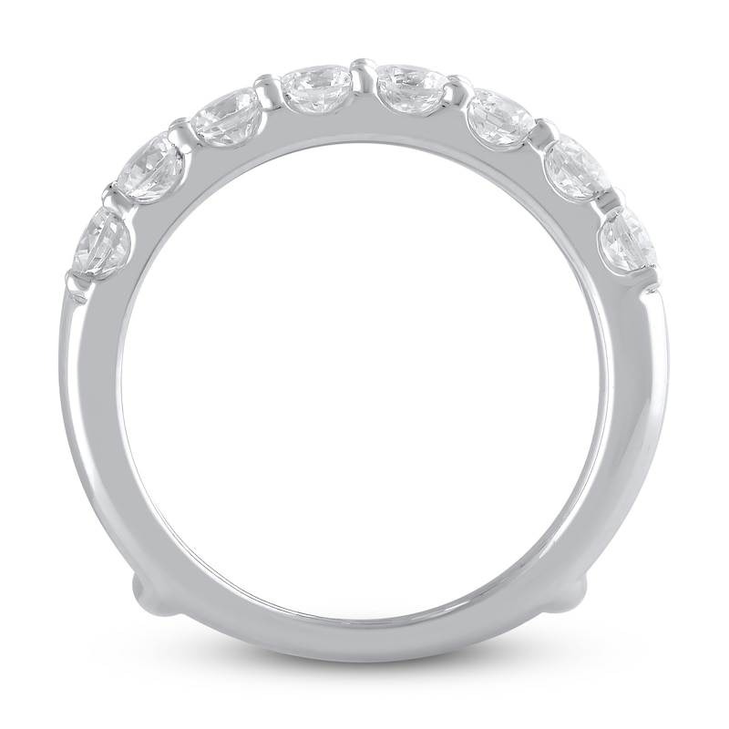 Main Image 2 of Lab-Grown Diamond Enhancer Ring 2 ct tw Round 14K White Gold