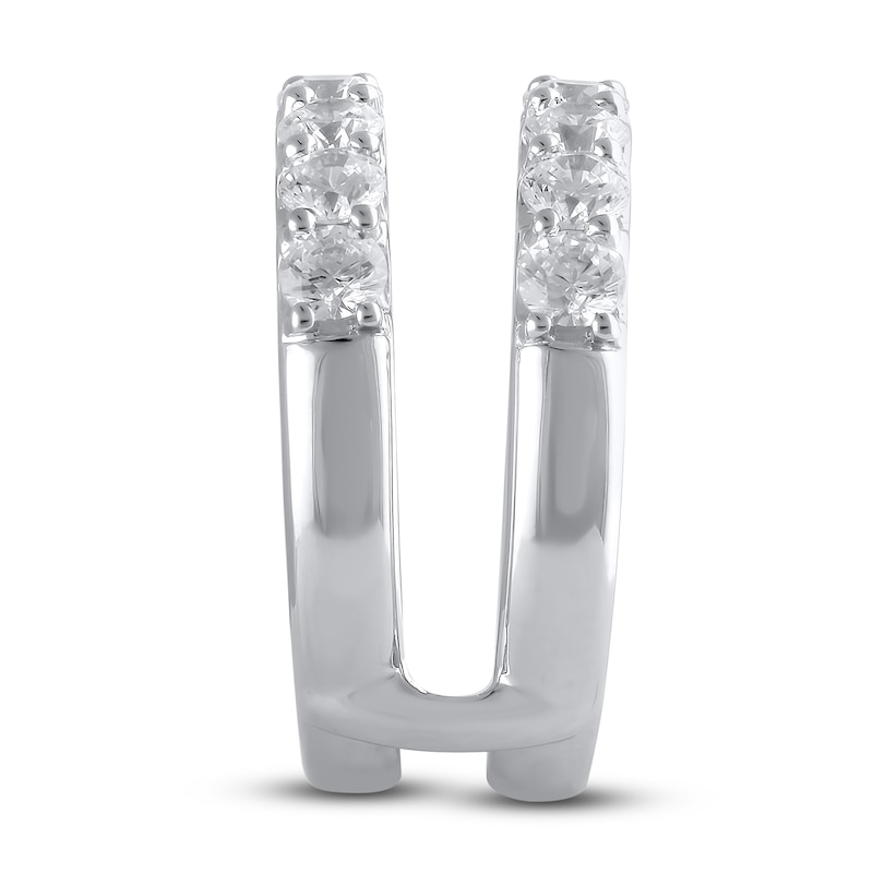 Main Image 3 of Lab-Grown Diamond Enhancer Ring 2 ct tw Round 14K White Gold