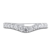 Thumbnail Image 1 of Lab-Grown Diamond Wedding Band 5/8 ct tw Round 14K White Gold