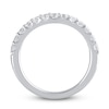 Thumbnail Image 2 of Lab-Grown Diamond Wedding Band 5/8 ct tw Round 14K White Gold
