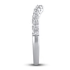 Thumbnail Image 3 of Lab-Grown Diamond Wedding Band 5/8 ct tw Round 14K White Gold