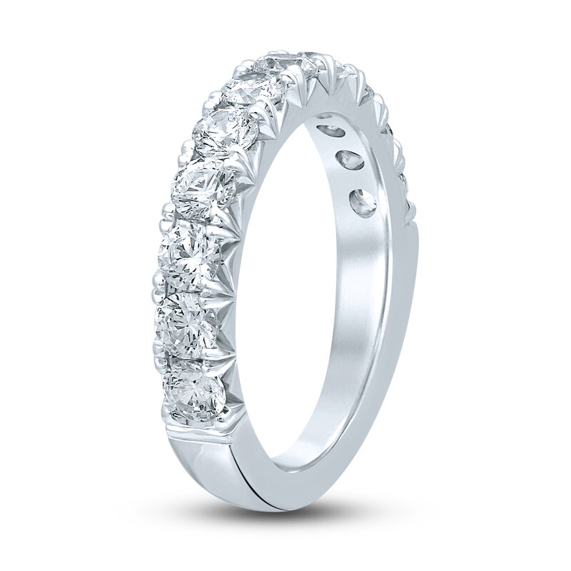 Main Image 2 of Diamond Anniversary Ring 1-1/2 ct tw Round 14K White Gold