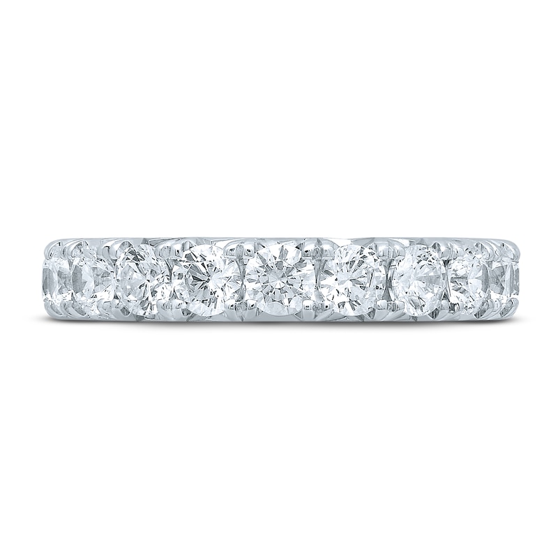 Main Image 3 of Diamond Anniversary Ring 1-1/2 ct tw Round 14K White Gold